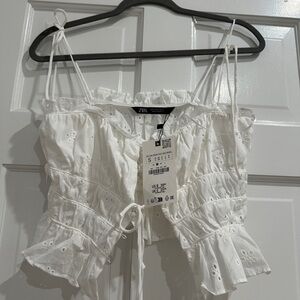 New with tags zara top size small crop top